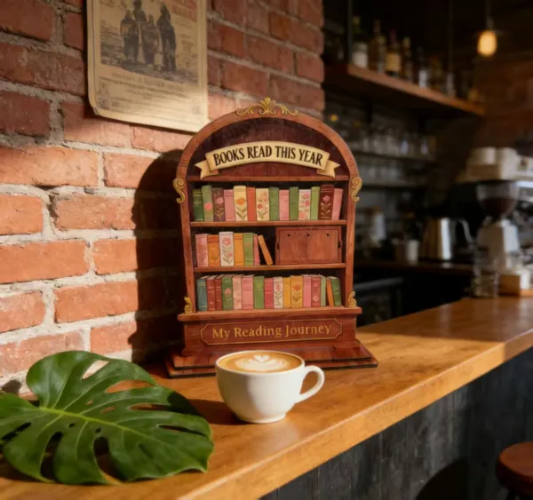 Wooden Reading Tracker