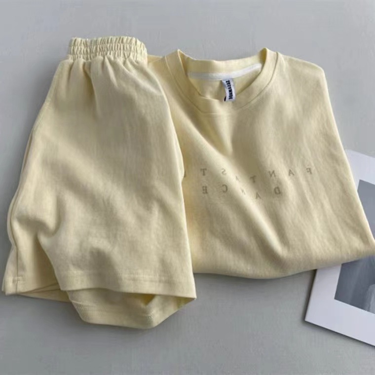 Loose Student Short-sleeved T-shirt Two-piece Set