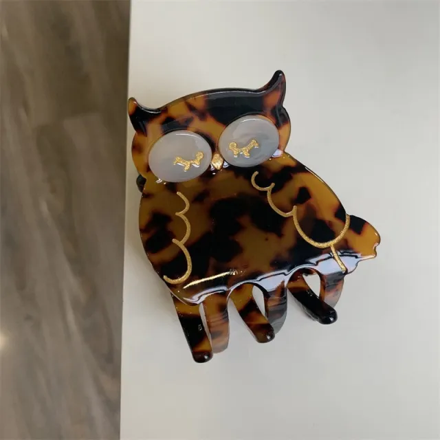 Hairpin Color Matching Animal Shark Clip Leopard Parrot - Shop at LoveMi