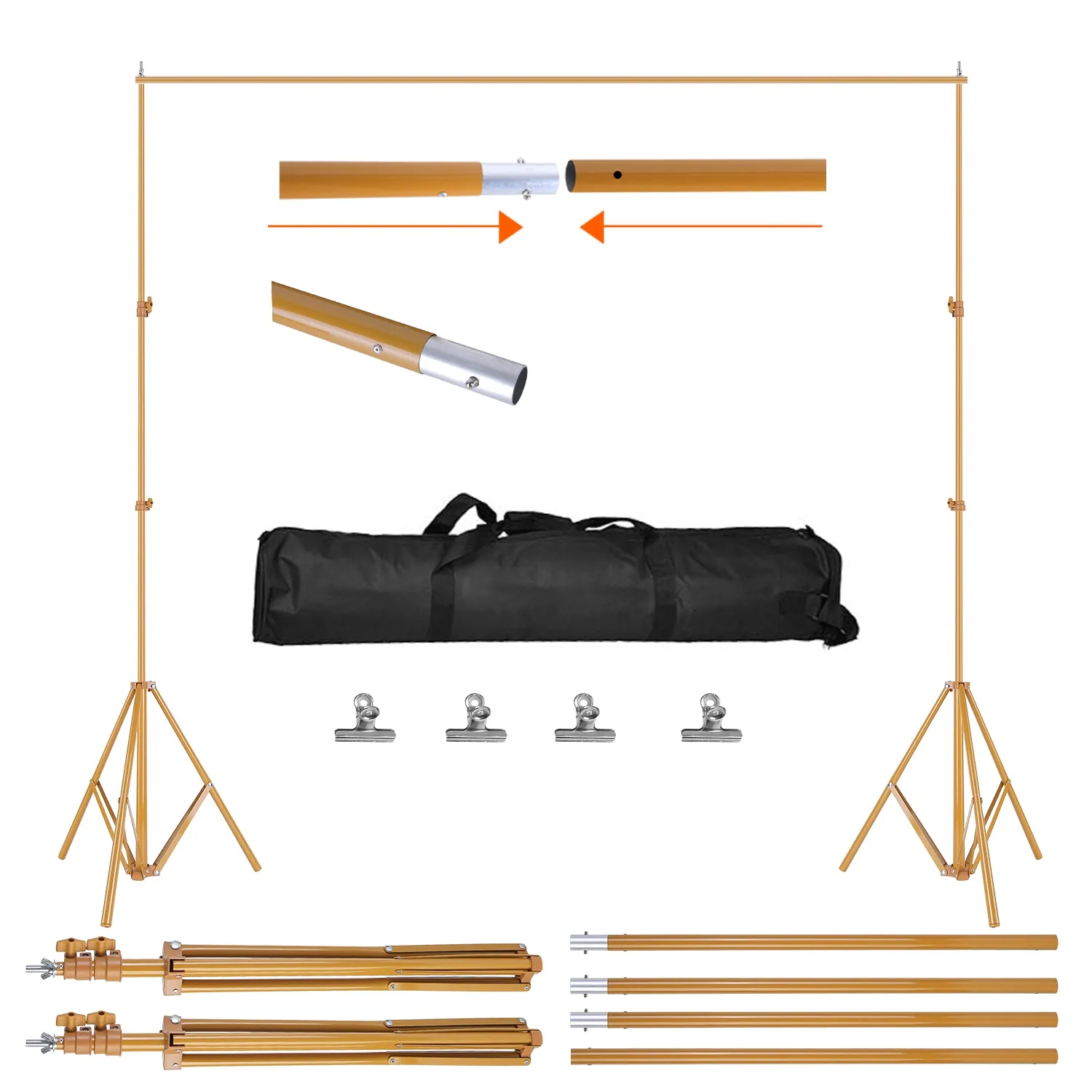 6.5 Plus 10ft Photo Video Studio Backdrop