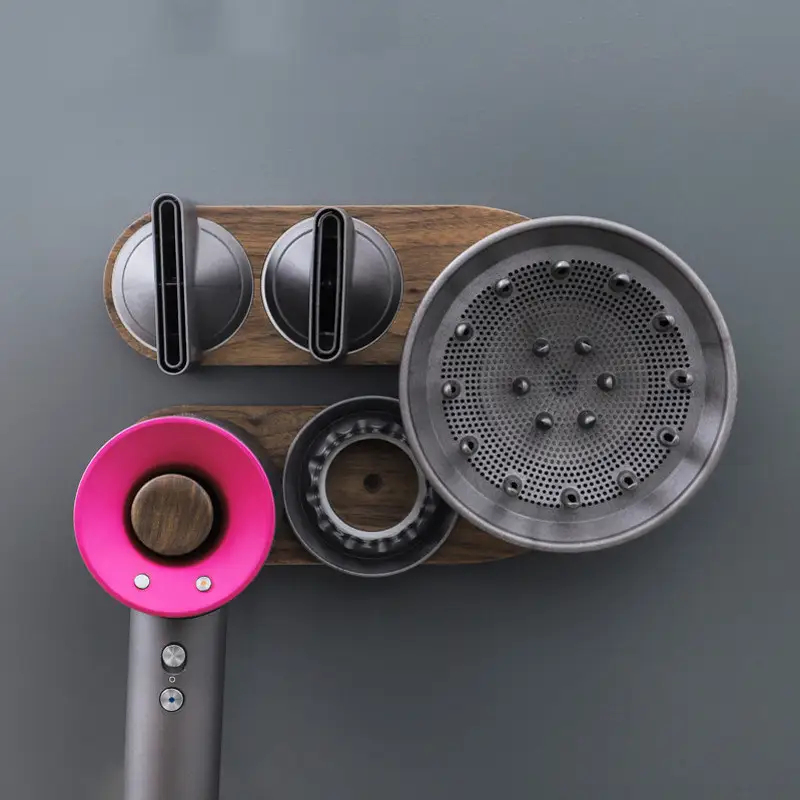 Punch-free Hair Dryer Toilet Rack