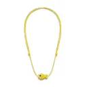 Colorful Fish Pendant Necklace, Adjustable Wax Cord Chain, Cute Polka Dot Fish Charm, Minimalist Boho Style Statement Jewelry For Women view 7