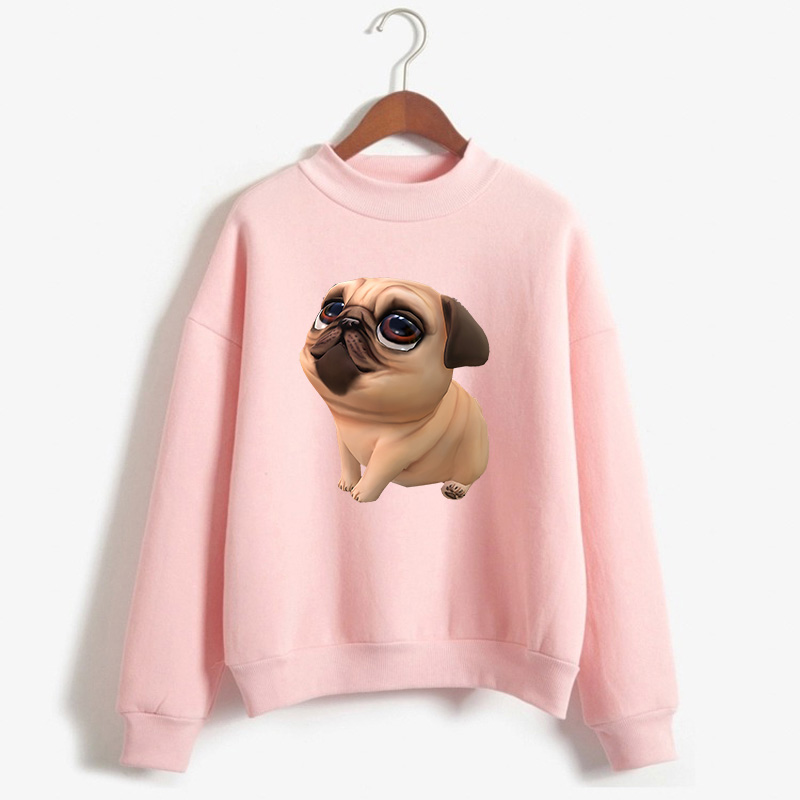 Title 14, Beautiful and cute pug print sweatshirt