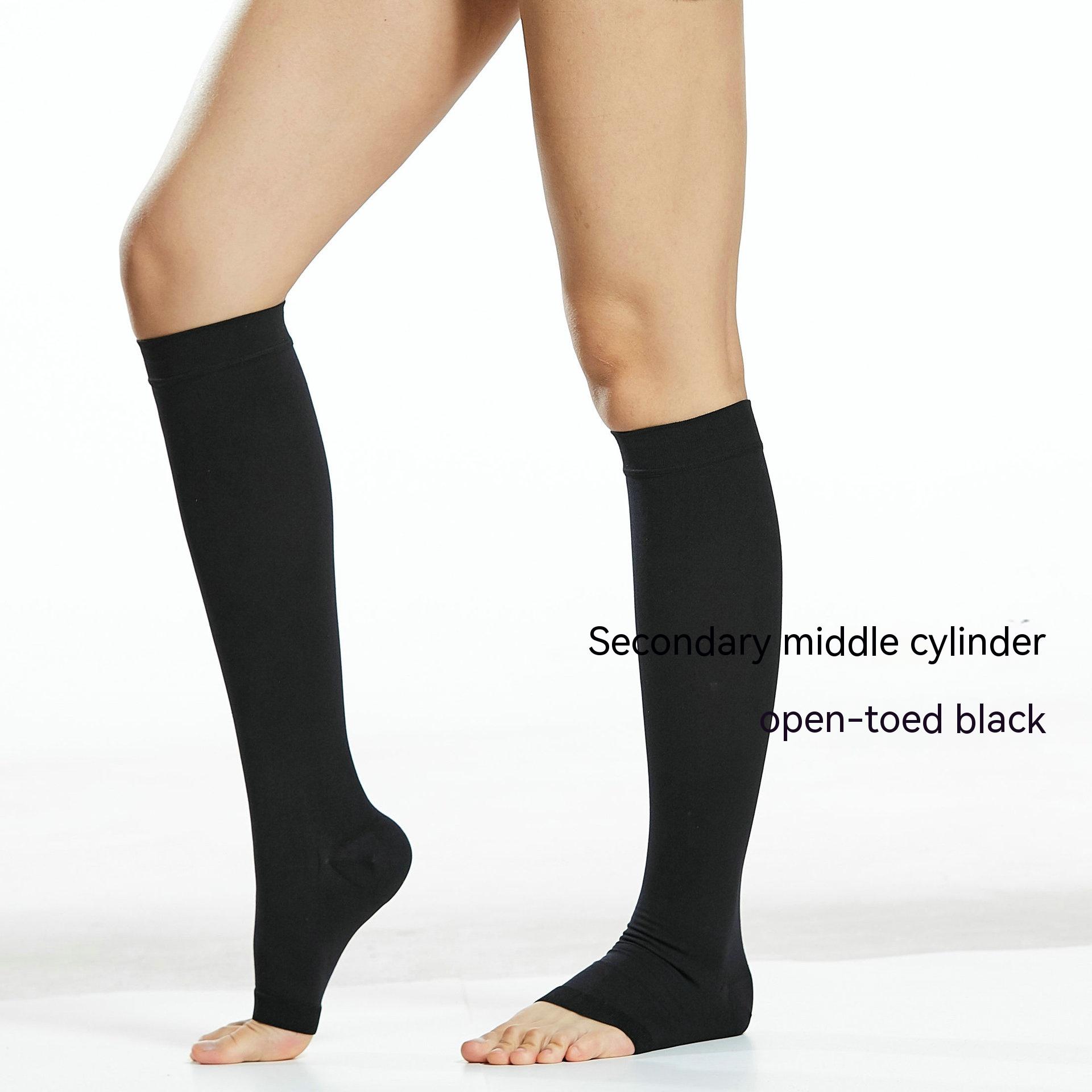 Title 5, Mid Tube Bag Open Toe Compression Socks Stretch...