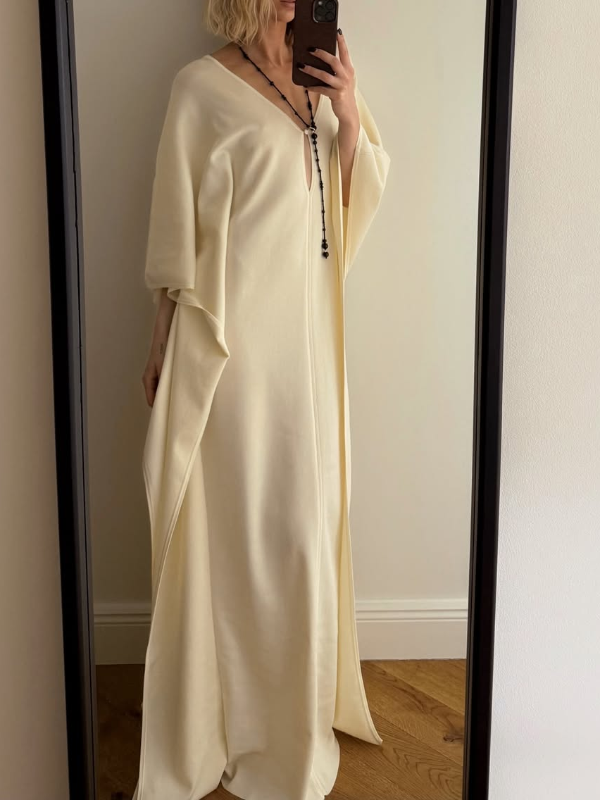 Loose Batwing Kaftan Maxi Cover Up Dress