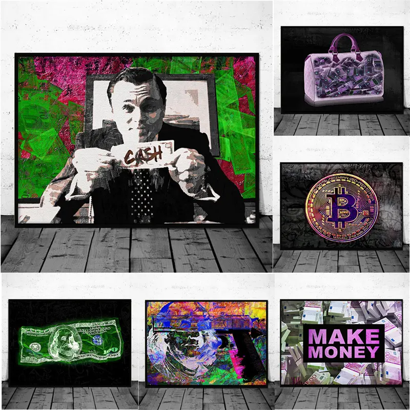 Money Street Wall Art Posters and Printings