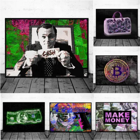 Money Street Wall Art Posters and Printings