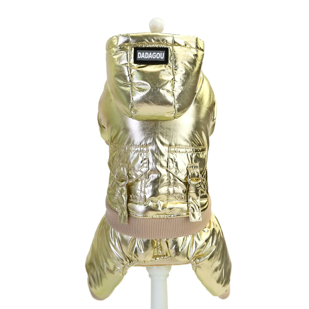 Dog Clothing Pet Clothes Autumn And Winter New Style - Gold