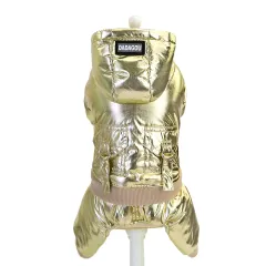 Dog Clothing Pet Clothes Autumn And Winter New Style - Gold - View 1