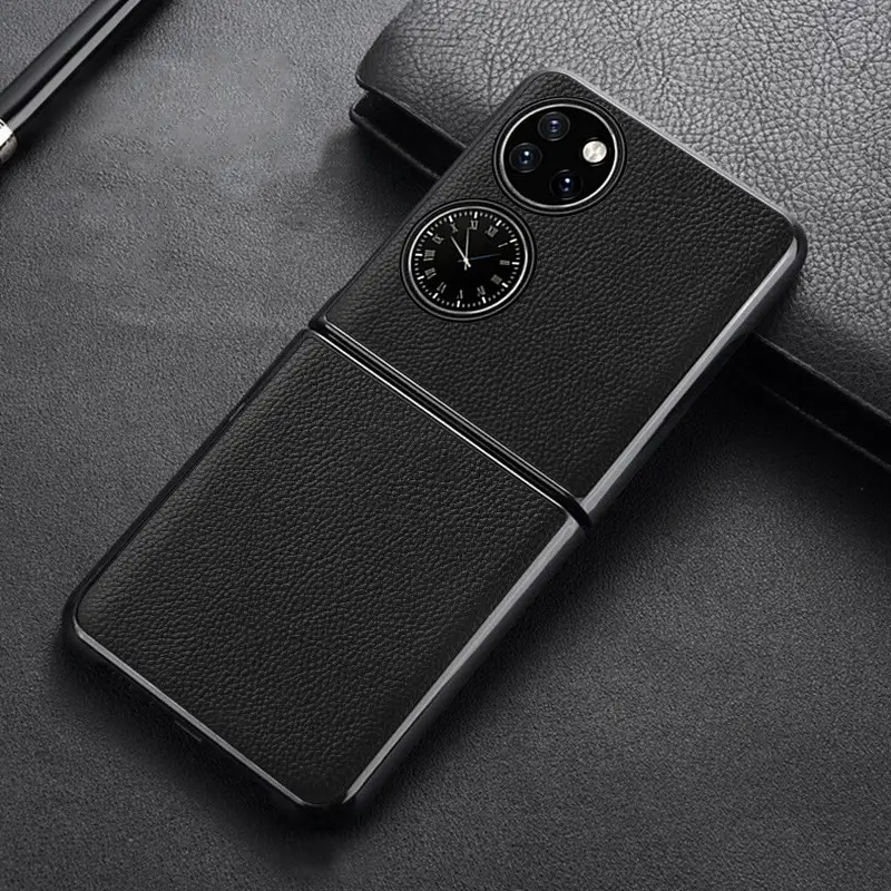 Mobile Phone Case Leather Protective Cover Layer Cowhide P50pocket Set