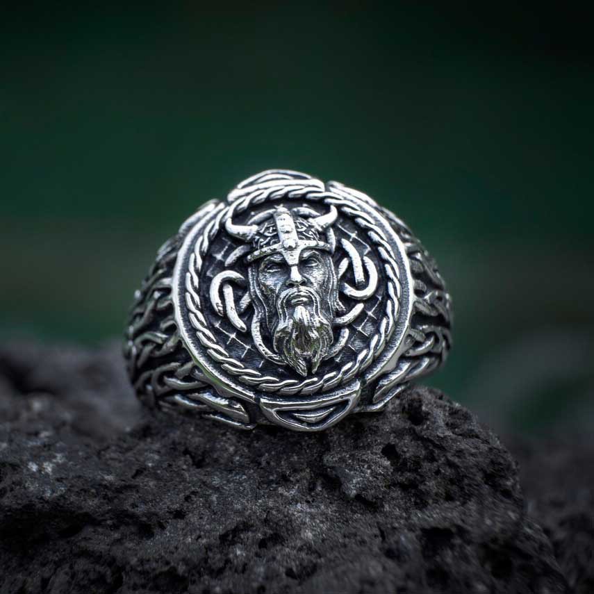 Thai Silver Vintage Men's Personality Ring