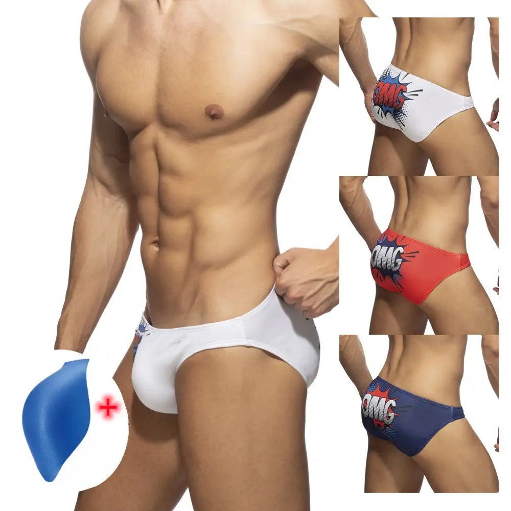 Men's Swimming Printed Low Waist Trunks