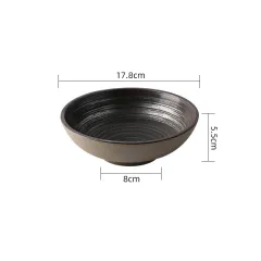 Japanese-style Ceramic Bowls And Dishes Creative Retro Stoneware Dinner Bowls And Dishes - 8 Style - View 1