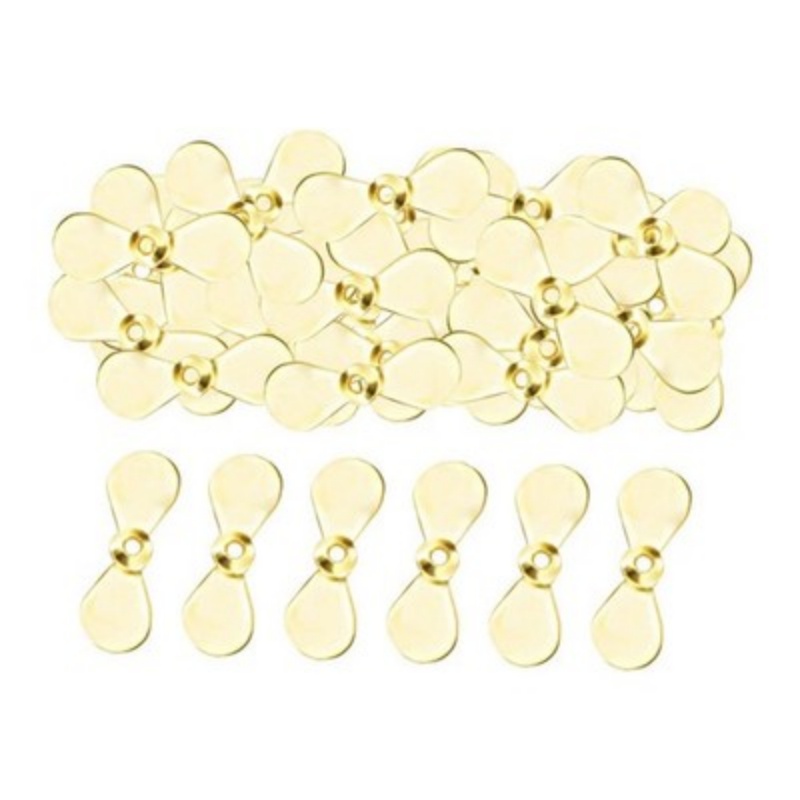 50Pcs Fishing Propeller Blade Thicken Turdy Non Damaging S