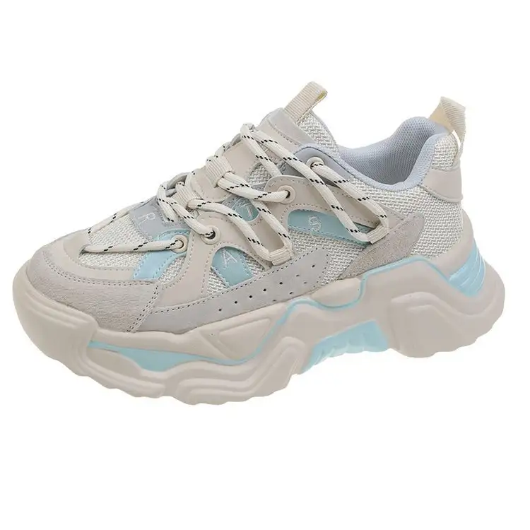 Autumn And Winter Schoolgirls' Casual Thick-soled Sneakers