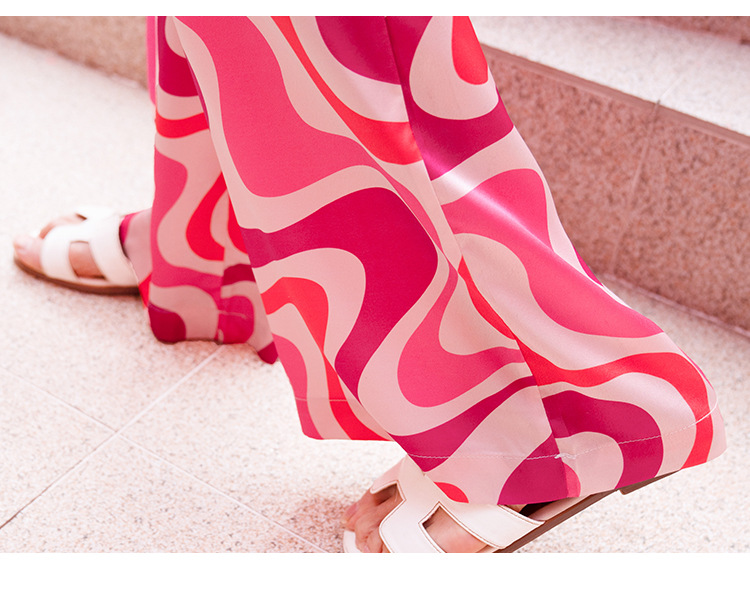 Versatile Slim Flared Trousers Holiday Style