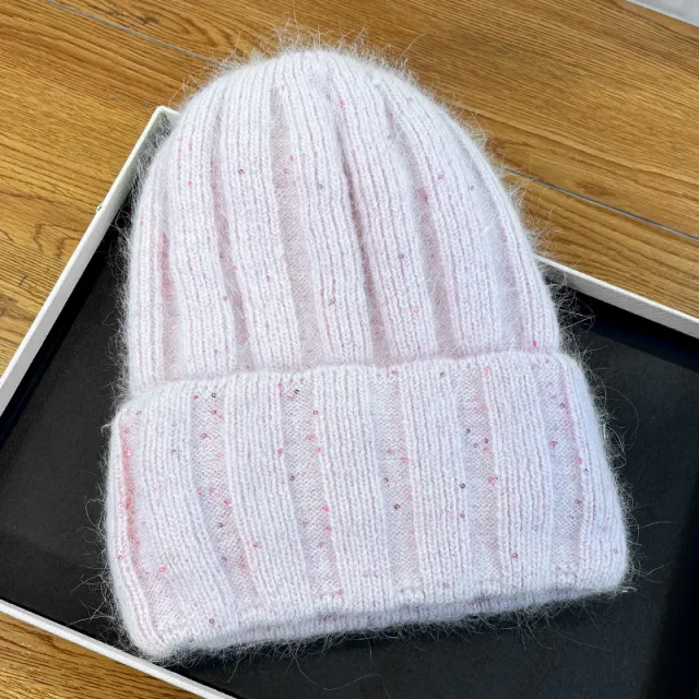 Woolen Korean Version Versatile Melon Skin Hat Pink - Shop at LoveMi