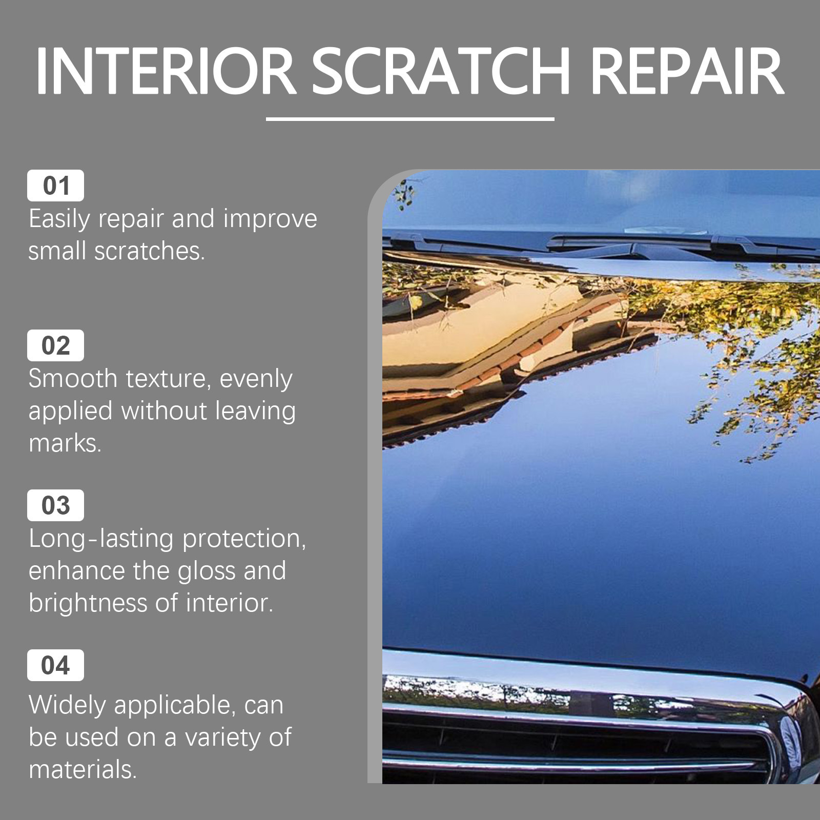 RAYHONG Cross-border Car Scratch Care Wax, Car Polishing, Cleaning, Stain Removal, Scratch Removal, Coating, And Renovation Care Wax 6