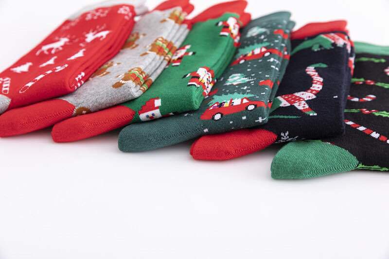 Christmas Element Casual Trend Men's Socks