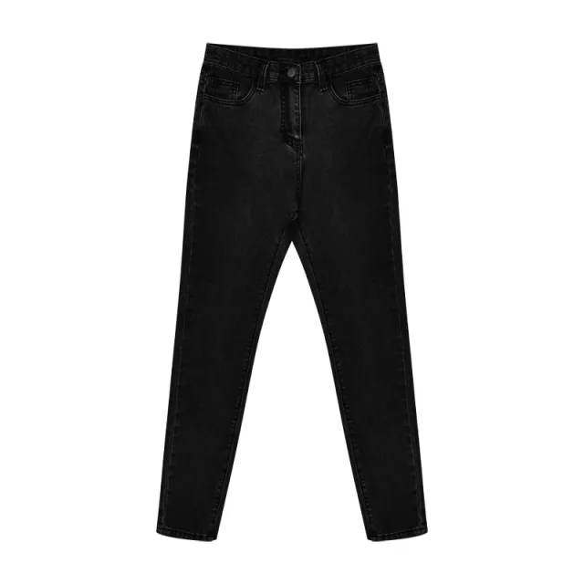 All match Trousers Straight Leg Pencil Pants Black - Shop at LoveMi