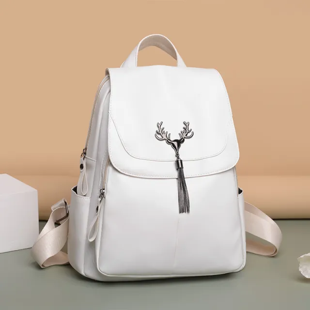Women's Large Capacity Leisure Travel Backpack White - Shop at LoveMi