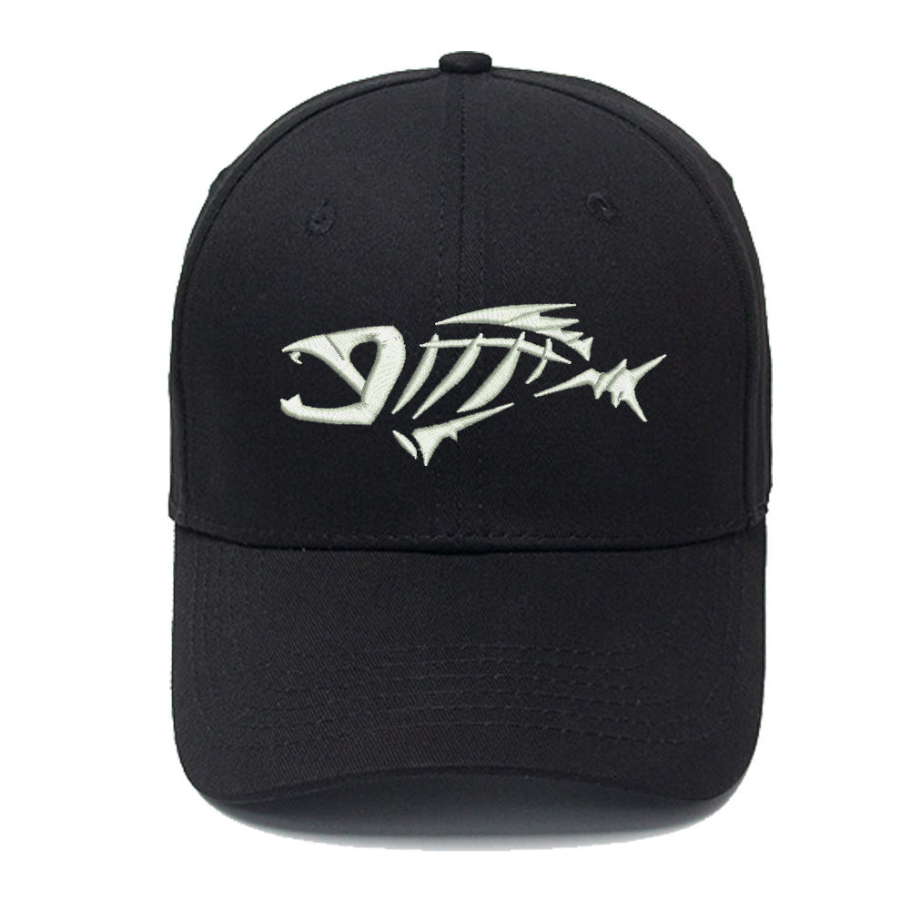 Title 3, Fishbone Embroidered Baseball Hat