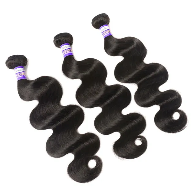 Peruvian Human Hair Extension Body Wave Black - Shop at LoveMi