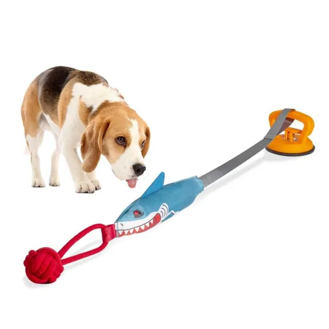 PROKEl Shark Shaped Pet Toy, Interactive TwineToy Ball Dog Toy With Suction Cup, Pet Chew ToyFor Dogs & Cats Funny Dogtoys Squeaky Toys Dogtraining... Sucker Sharks - Shop at LoveMi