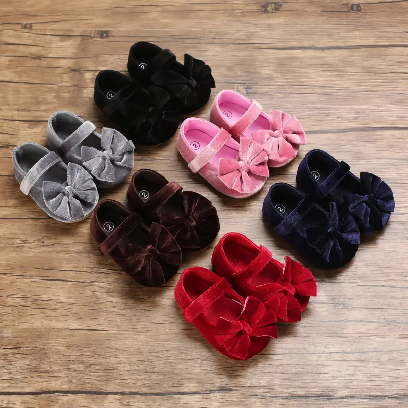 Baby Girl Soft Sole Toddler Shoes Bow