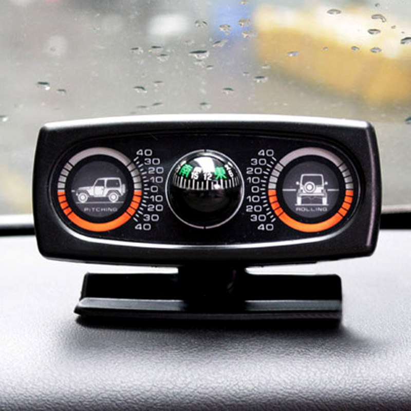 Car Guide Ball Balancer Level Meter Car Inclination Meter Three-in-One Car Supplies