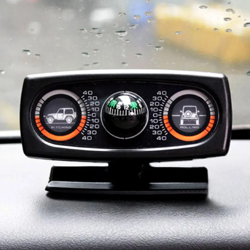 Car Guide Ball Balancer Level Meter Car Inclination Meter Three-in-One Car Supplies