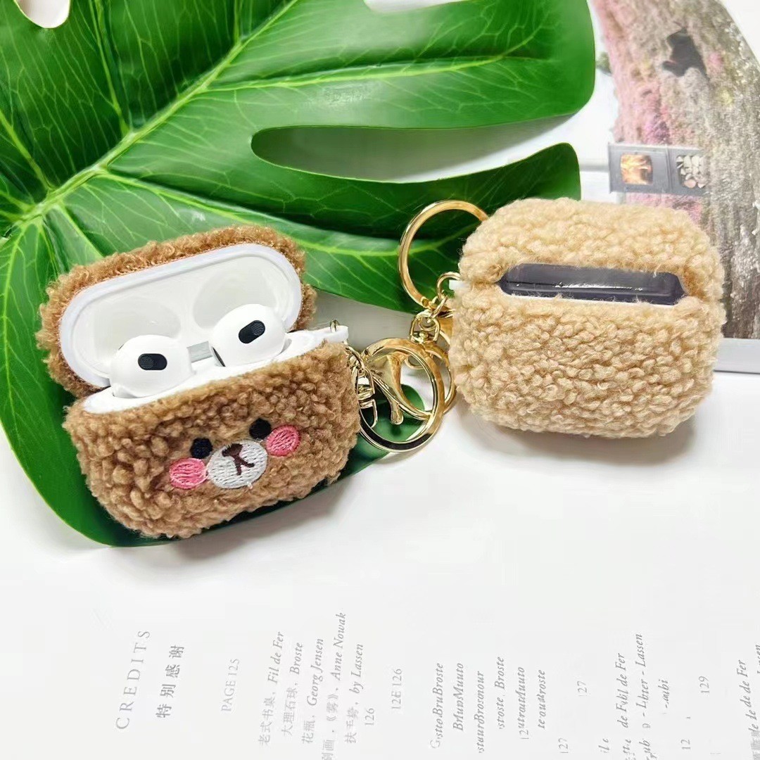 Cute Plush Earphone Cover Protection - Image 4