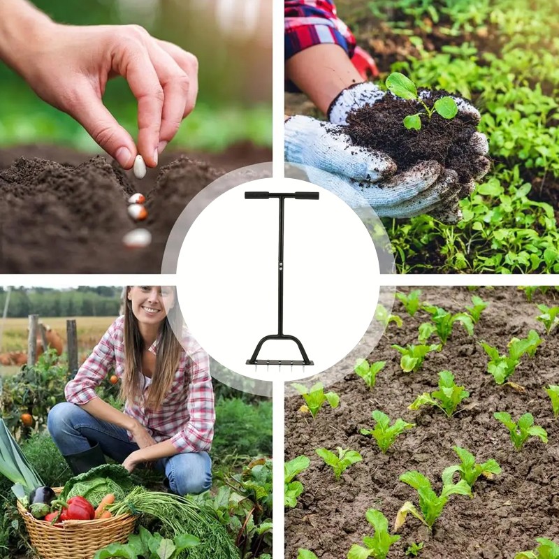 Portable Grass Lawn Garden Aerator Steel Spike Tools UK — image 6