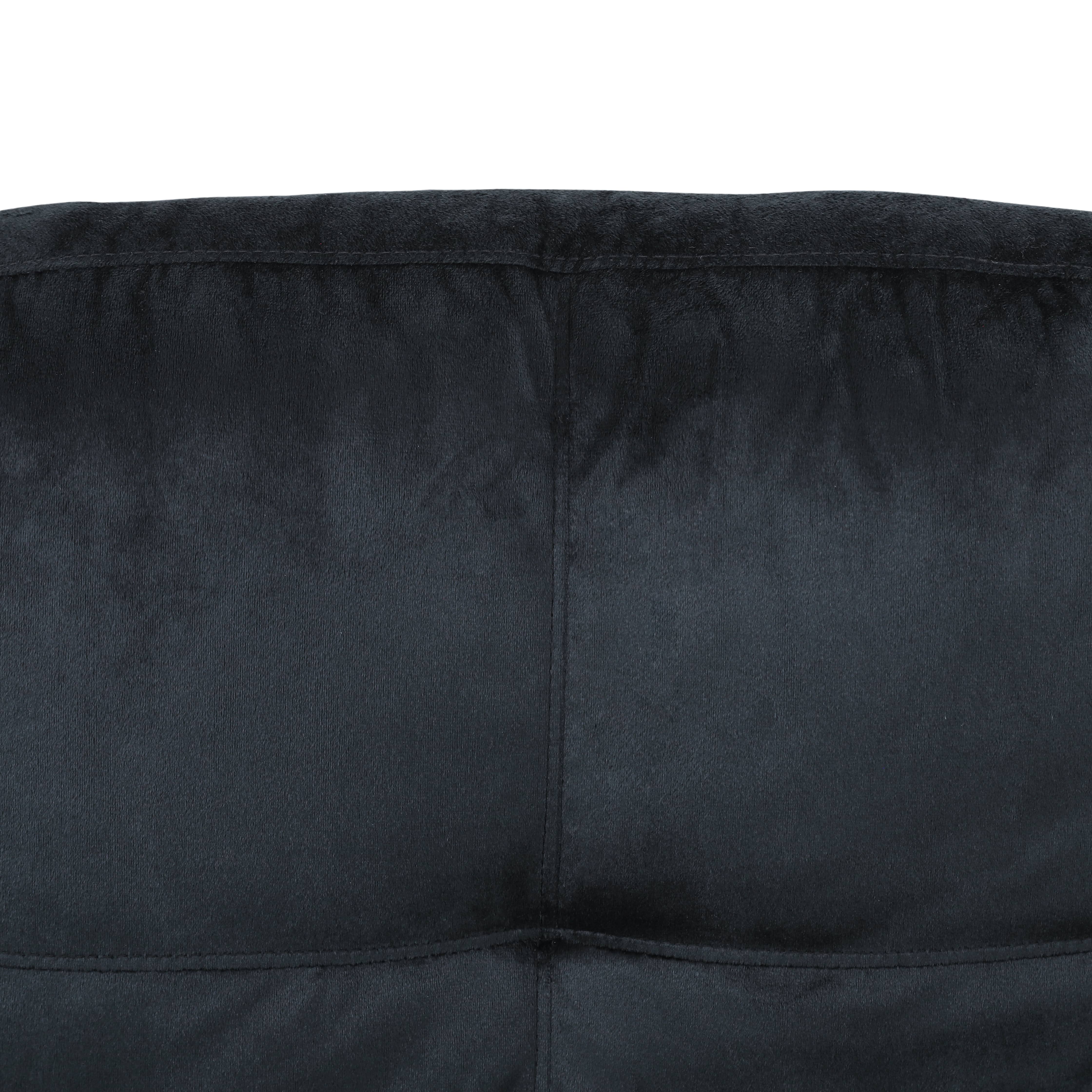 Pickup Only--Dark Blue And Brown Color Lint And PVC 3-Piece Couch Living Room Sofa Set