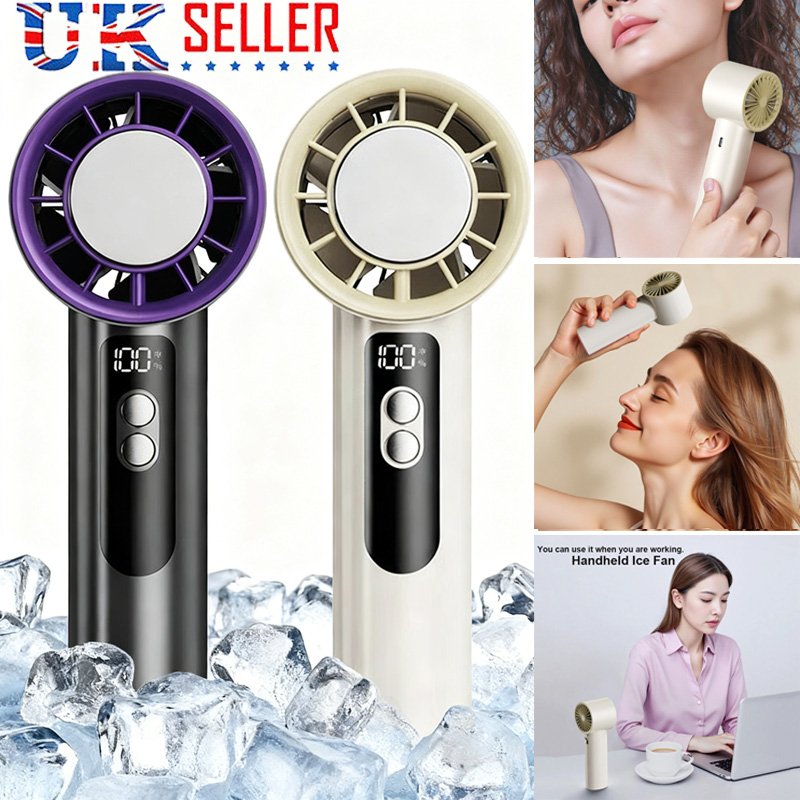 USB Handheld Fan Rechargeable Portable Mini Hand Held Small Fans Cooler