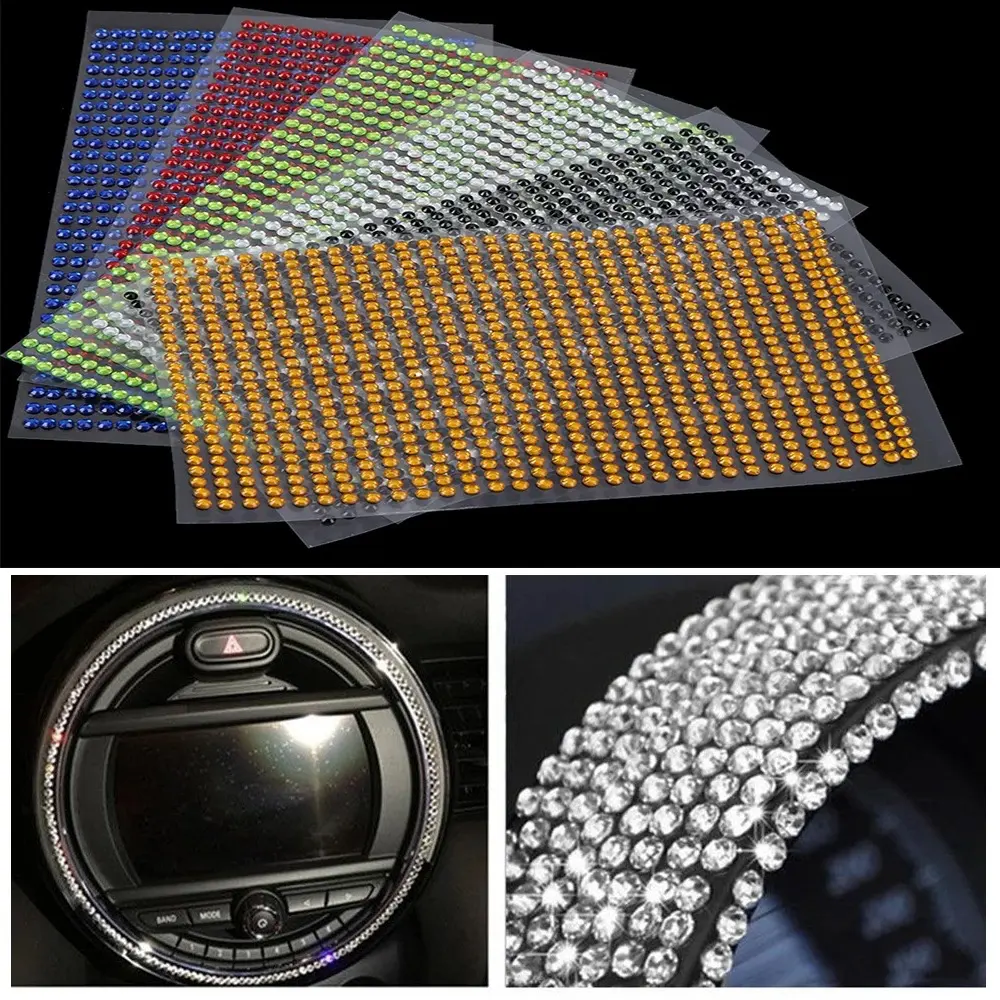 Car Drill Sticker Car Acrylic Car Decorative