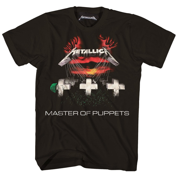 Title 2, Master Of Puppets Fashion Personality Mens Top...