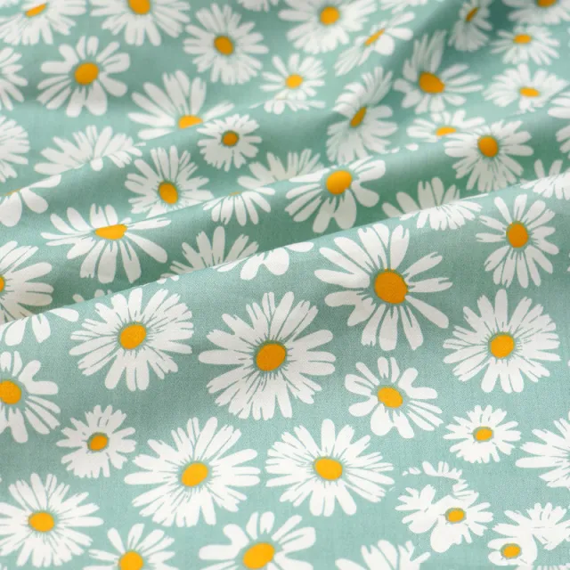Shredded Cotton Fabric Baby Clothes Diy Chrysanthemum Green - Shop at LoveMi