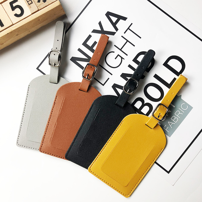 Multicolor Leather Boarding Pass Creative Suitcase Label - Image 42