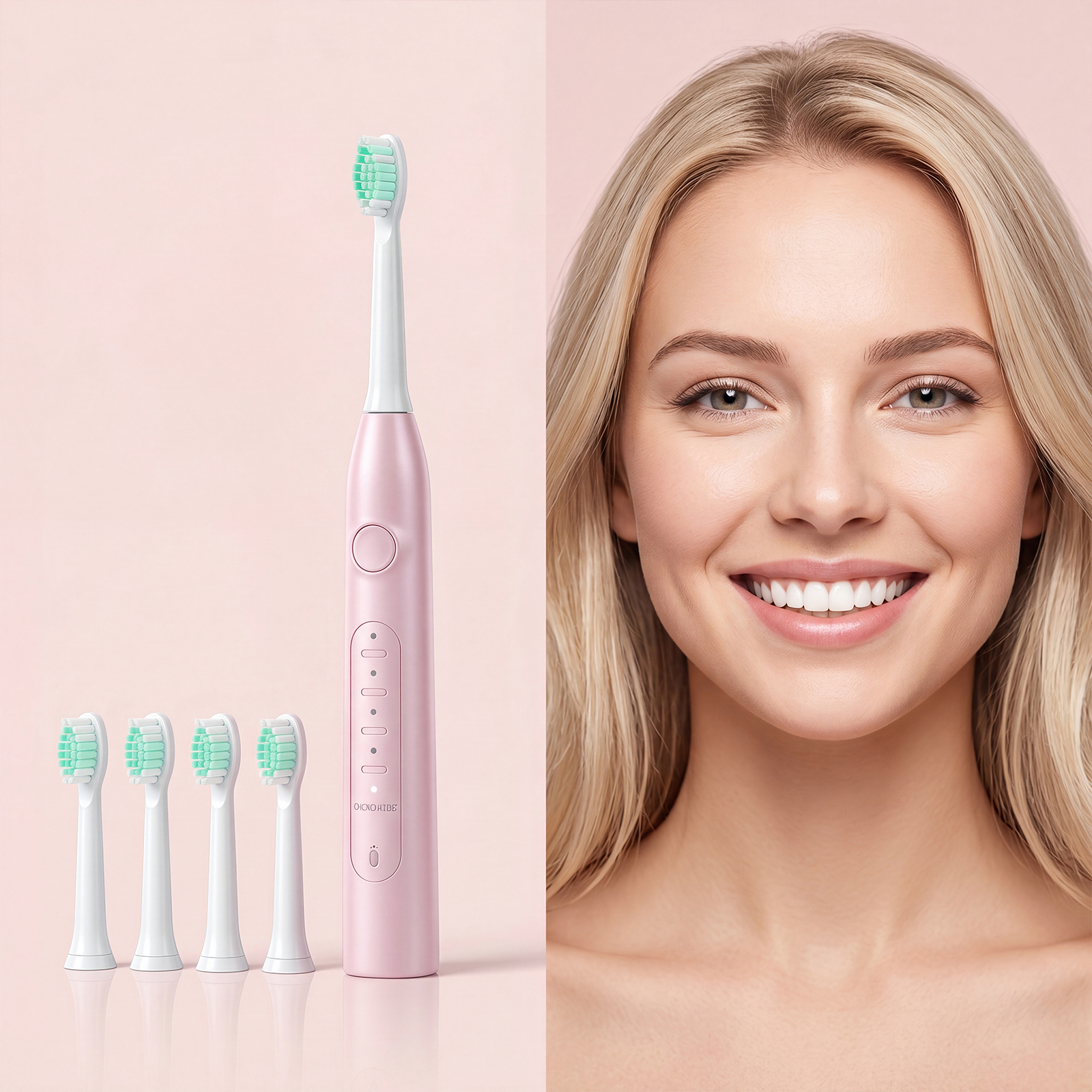 CH-926 Electric Toothbrush White With 2 Brush Heads