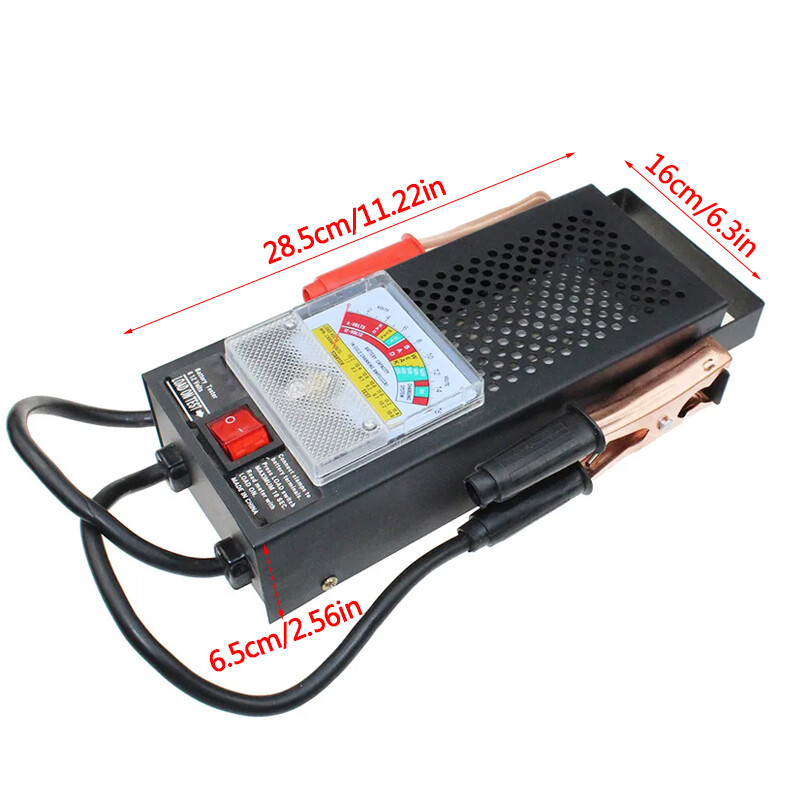 Car Battery Load Tester 6V-12V 1 00Amp Charging System Checker Automotive Repair — image 2