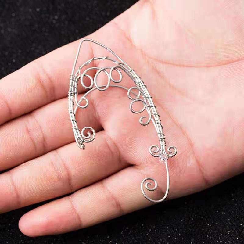 European And American Retro Pure Handmade Elf Ear Clips