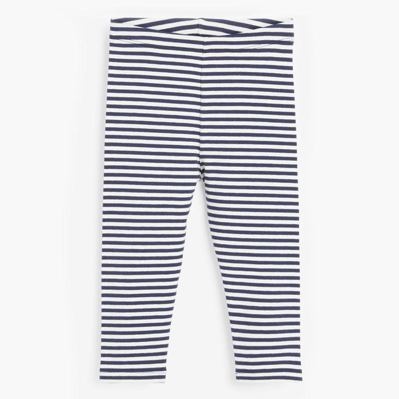 Cartoon Print Striped Long-sleeved Girl Suit