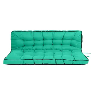 Outdoor Swing Cushions 70 Inch,Waterproof 4in Thick Porch Swing Cushion Replacement With Backrest And Ties,Comfortable 2-3 Seat Pation Swing Pad For Backyard,Garden,Lawn,Outdoor Fu