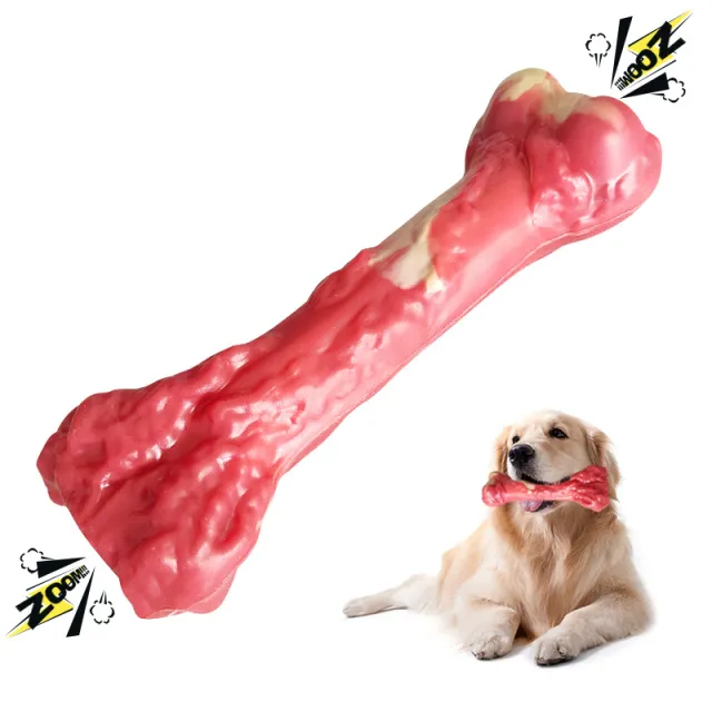 Pet Toy Bone Dog Molar Stick Bite Resistant Large Dog Molar Rubber Dog Chew Toy - Shop at LoveMi