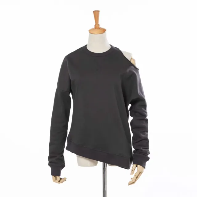 American Retro Dark Gray Chic Hair Circle Round Neck Hoodie Dark Grey - Shop at LoveMi