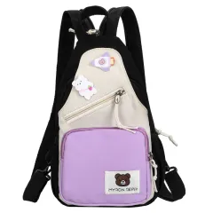 Women's Fashion Casual Versatile Small Satchel - Black - View 1