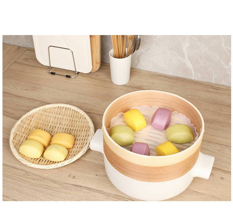 Title 2, Disposable Steamed Cloth Steamer Round Steamed ...