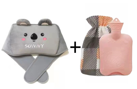 Плюшевый поясной чехол, зимняя грелка для живота с грелкой