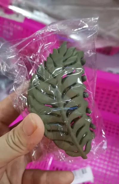 Version Of Leaf Hairpin Frosted Catch Clip Ball Head Set Hairpin Practical Hairpin Green - Shop at LoveMi